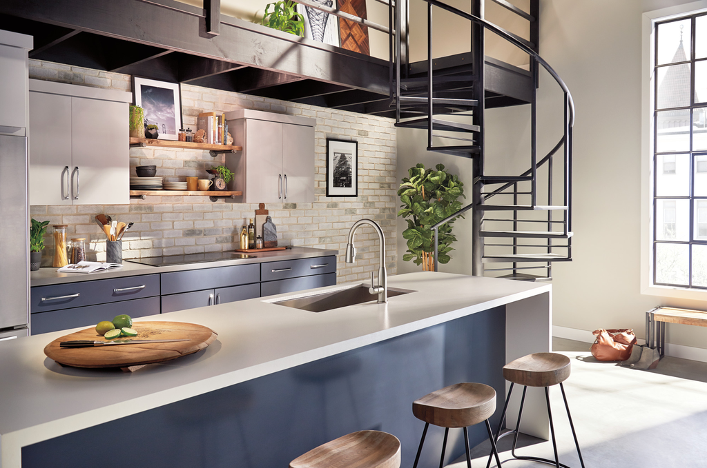 Peerless Core: Single Handle Kitchen Pull-Down - Single Handle Lever - Stainless