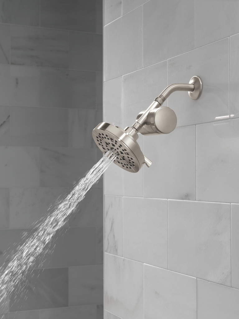 Delta Universal Showering Components: 5-Setting Showerhead - Stainless