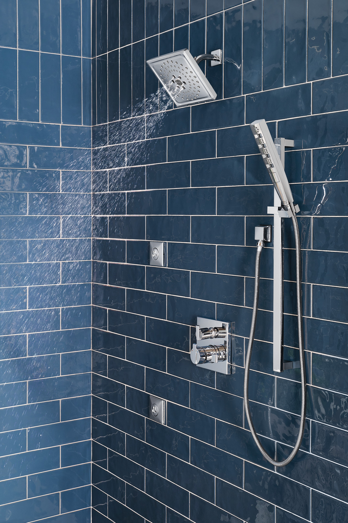 Delta Universal Showering Components: Square Wall Elbow For Hand Shower - Lumicoat® Chrome