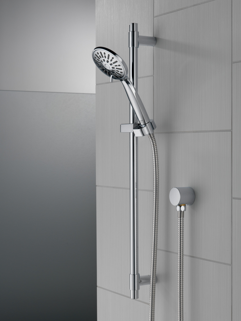 Delta Universal Showering Components: Hand Shower 1.75 Gpm W/Slide Bar 4S - Chrome