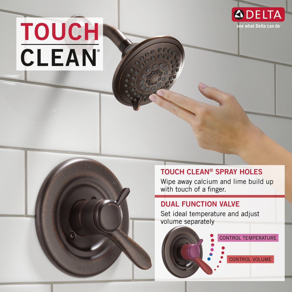 Delta Lahara®: Monitor® 17 Series Shower Trim - Single Handle Lever - Venetian Bronze