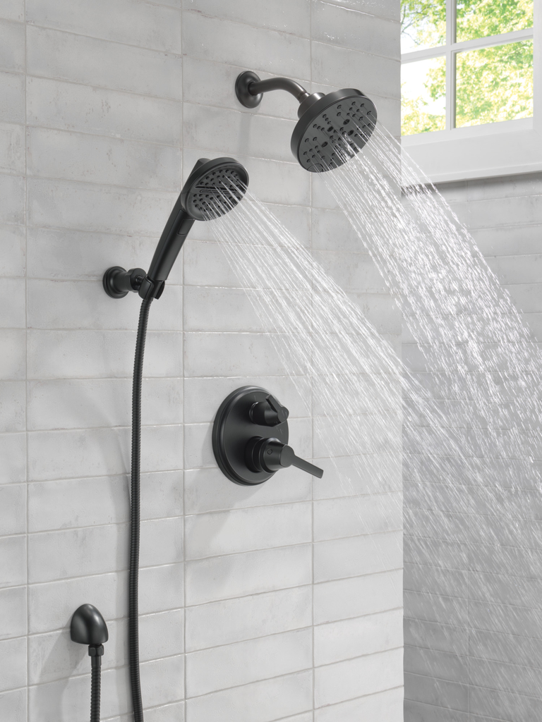 Delta Universal Showering Components: Wall Elbow For Hand Shower - Matte Black
