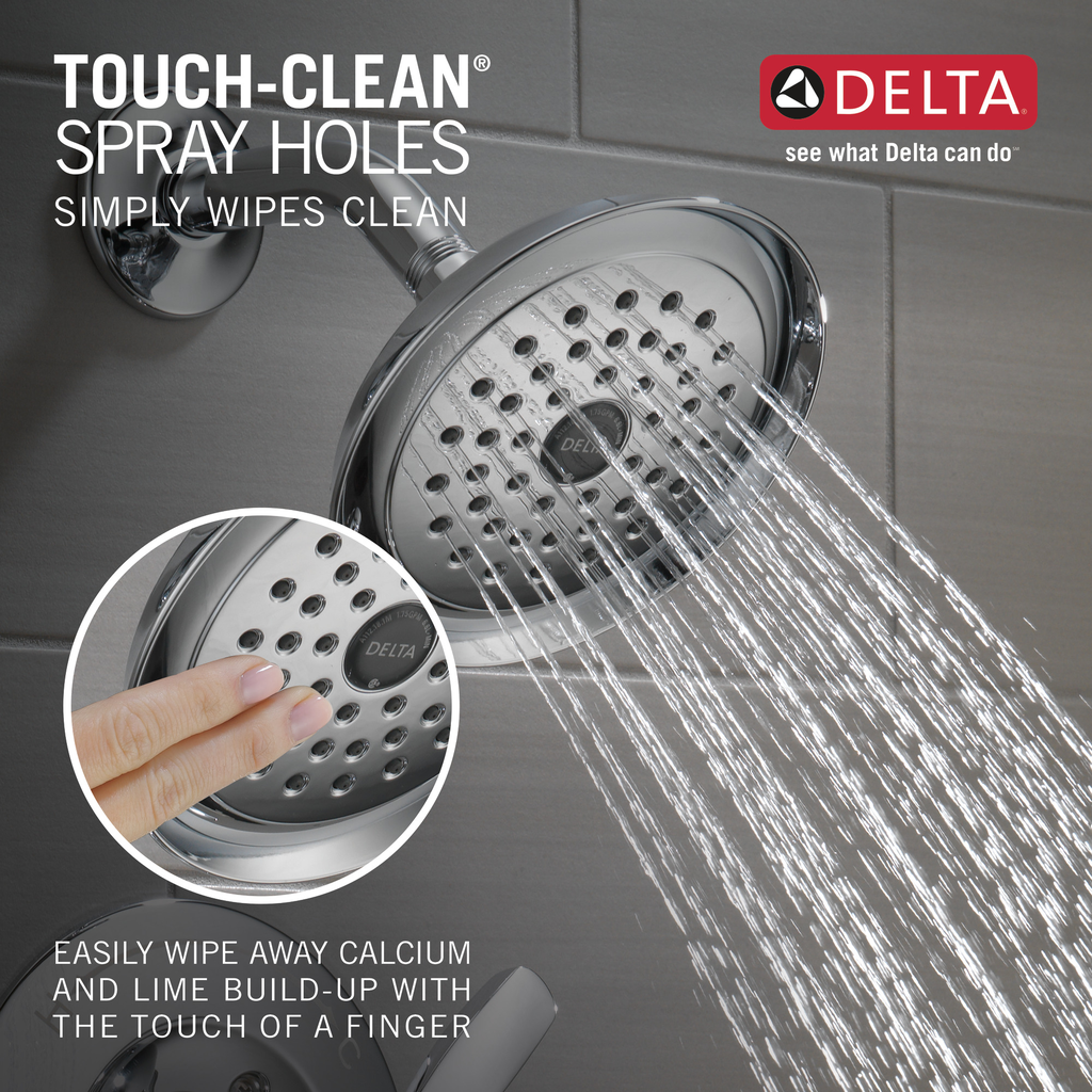 Delta Woodhurst™: Tub/Shower Trim - Single Handle Lever - Chrome