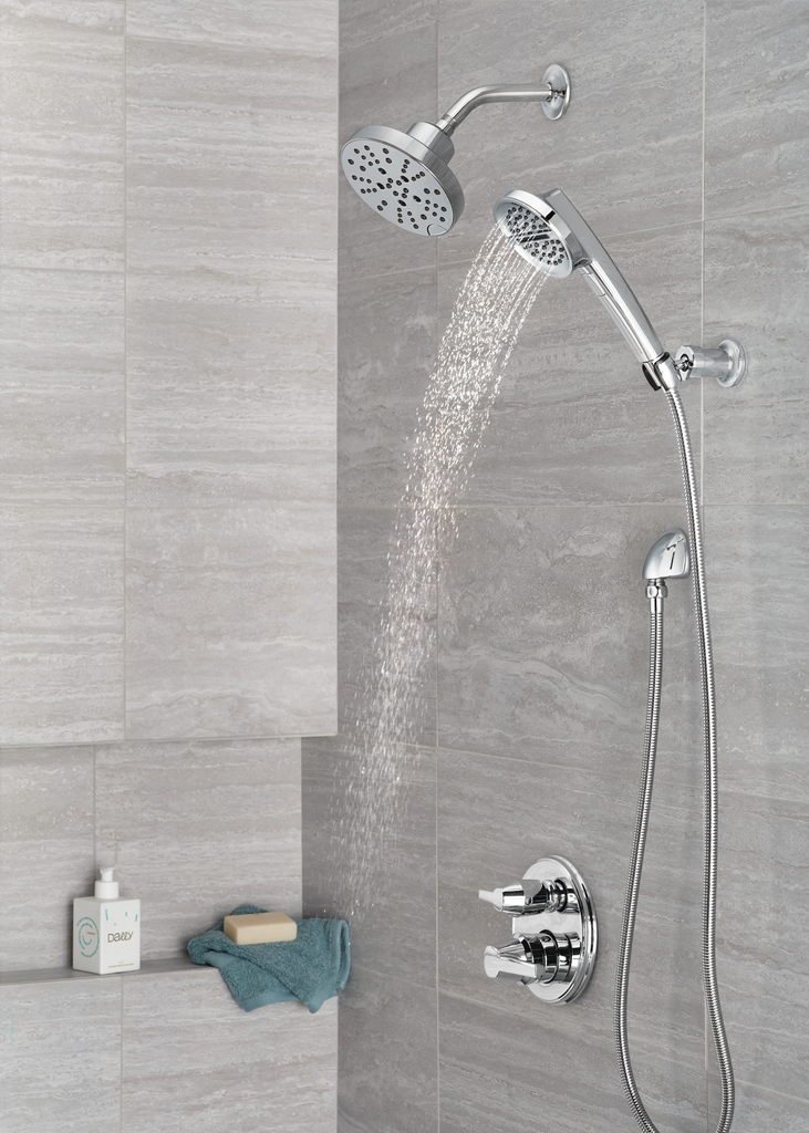 Delta Universal Showering Components: Wall Elbow For Hand Shower - Lumicoat® Chrome