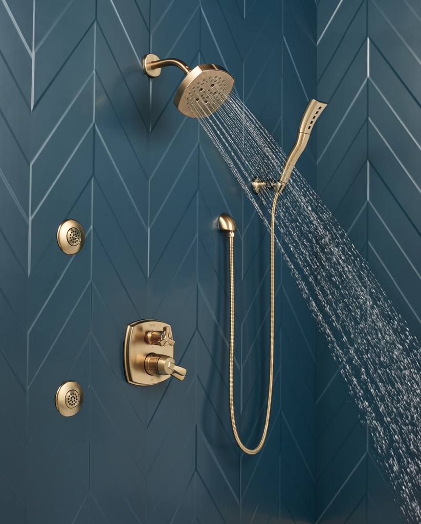 Delta Universal Showering Components: Wall Elbow For Hand Shower - Champagne Bronze
