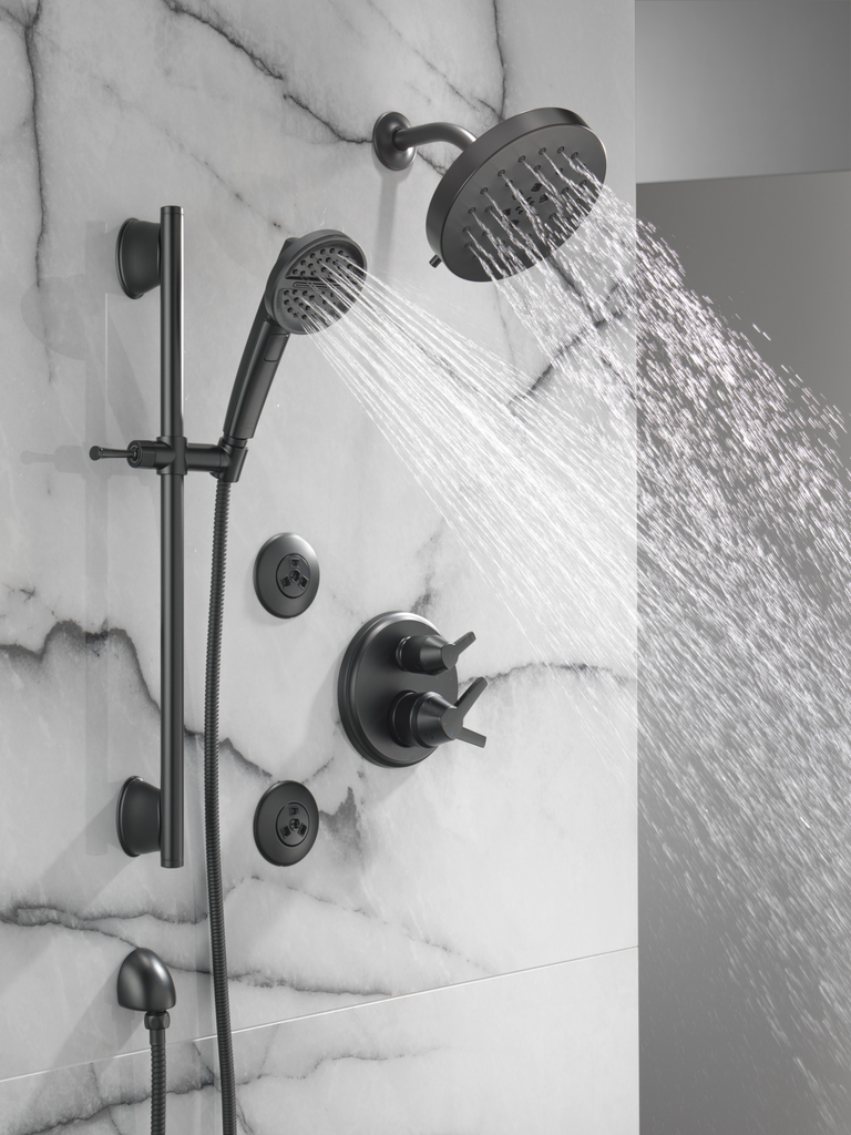 Delta Universal Showering Components: Wall Elbow For Hand Shower - Matte Black