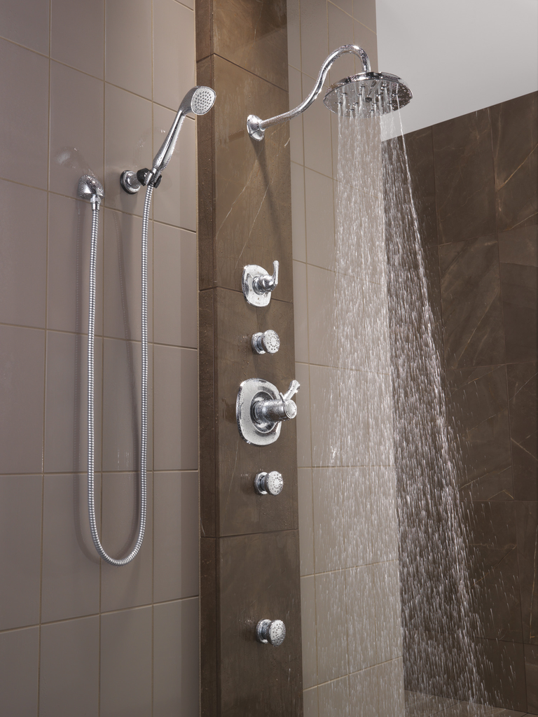 Delta Other: Surface Mount Body Spray - Chrome