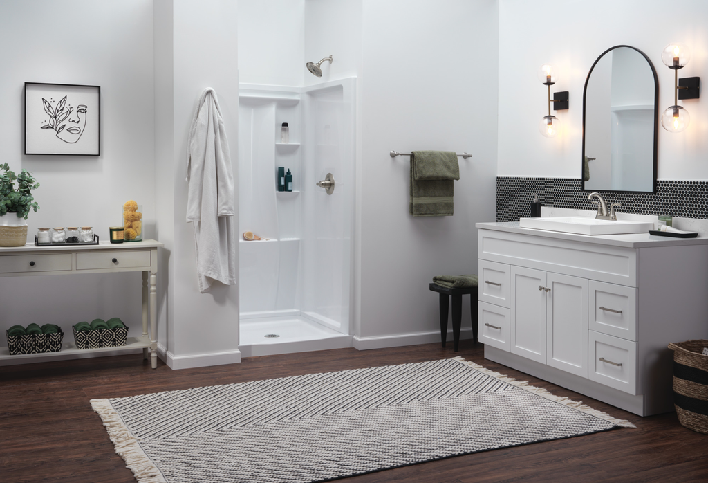 Delta Woodhurst™: Bathroom Faucet - Two Handle Lever - Stainless