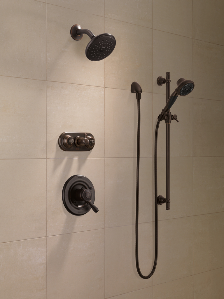 Delta Other: Premium 3-Setting Slide Bar Hand Shower - Venetian Bronze