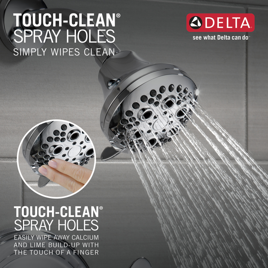 Delta Classic: Monitor® 13 Series Tub & Shower Trim - Single Handle Lever - Chrome