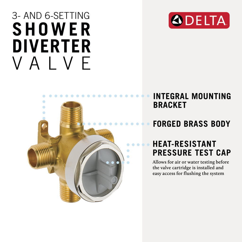 Delta Other: 3- And 6-Setting Diverter Rough