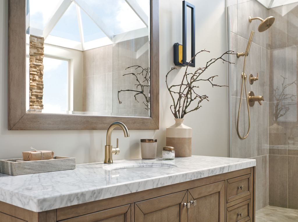 Delta Universal Showering Components: Wall Elbow For Hand Shower - Champagne Bronze