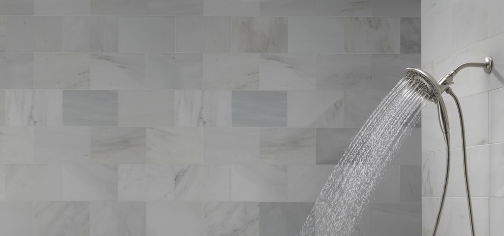 Delta Universal Showering Components: In2Ition® 5-Setting Two-In-One Shower - Stainless