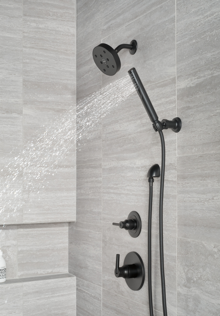 Delta Universal Showering Components: Wall Elbow For Hand Shower - Matte Black