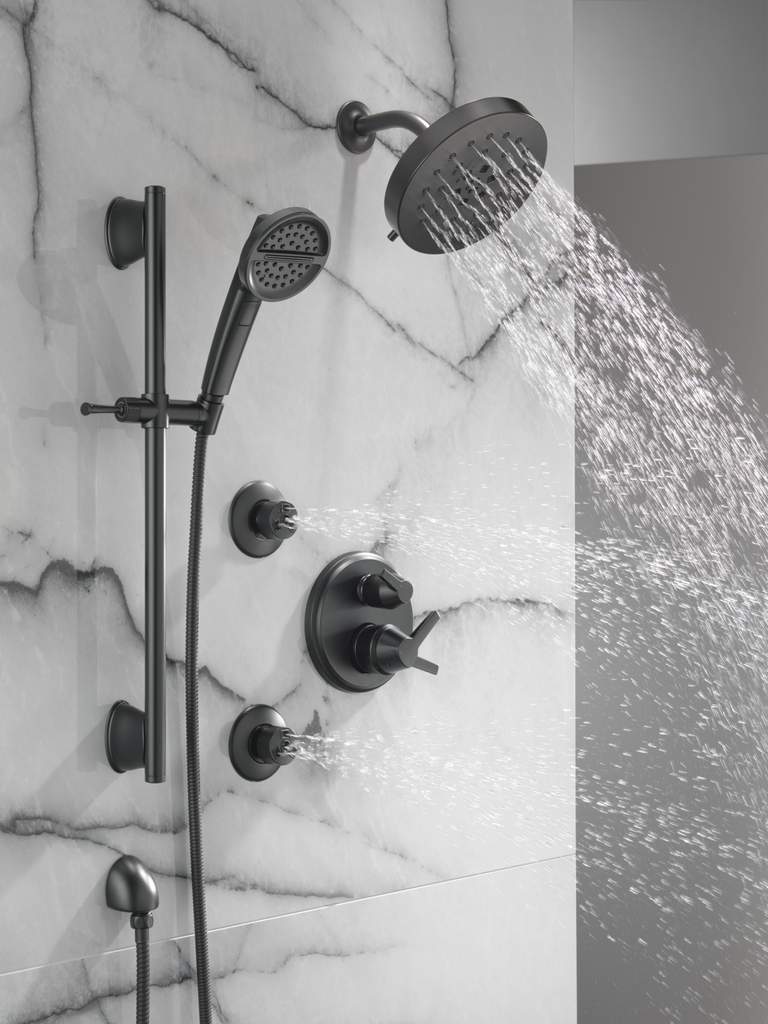 Delta Universal Showering Components: Wall Elbow For Hand Shower - Matte Black