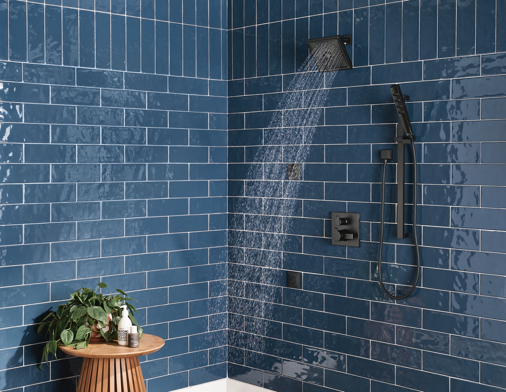 Delta Universal Showering Components: Square Wall Elbow For Hand Shower - Matte Black