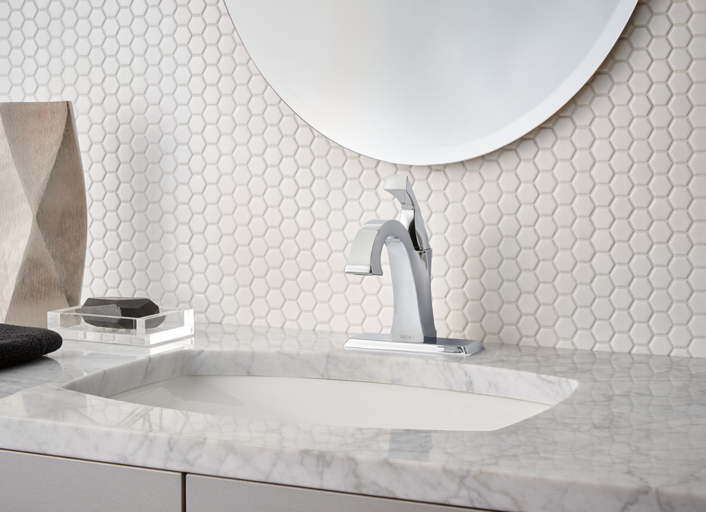 Delta Dryden™: Single Handle Bathroom Faucet - Single Handle Lever - Chrome