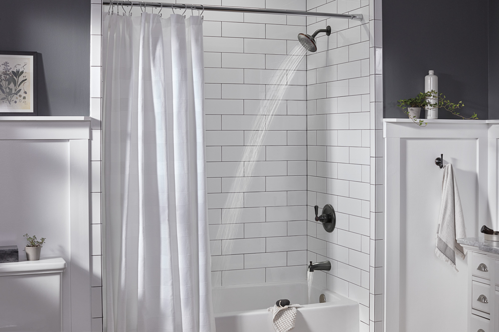 Peerless Elmhurst®: Tub Shower Trim Kit - Single Handle Lever - Oil Rubbed Bronze