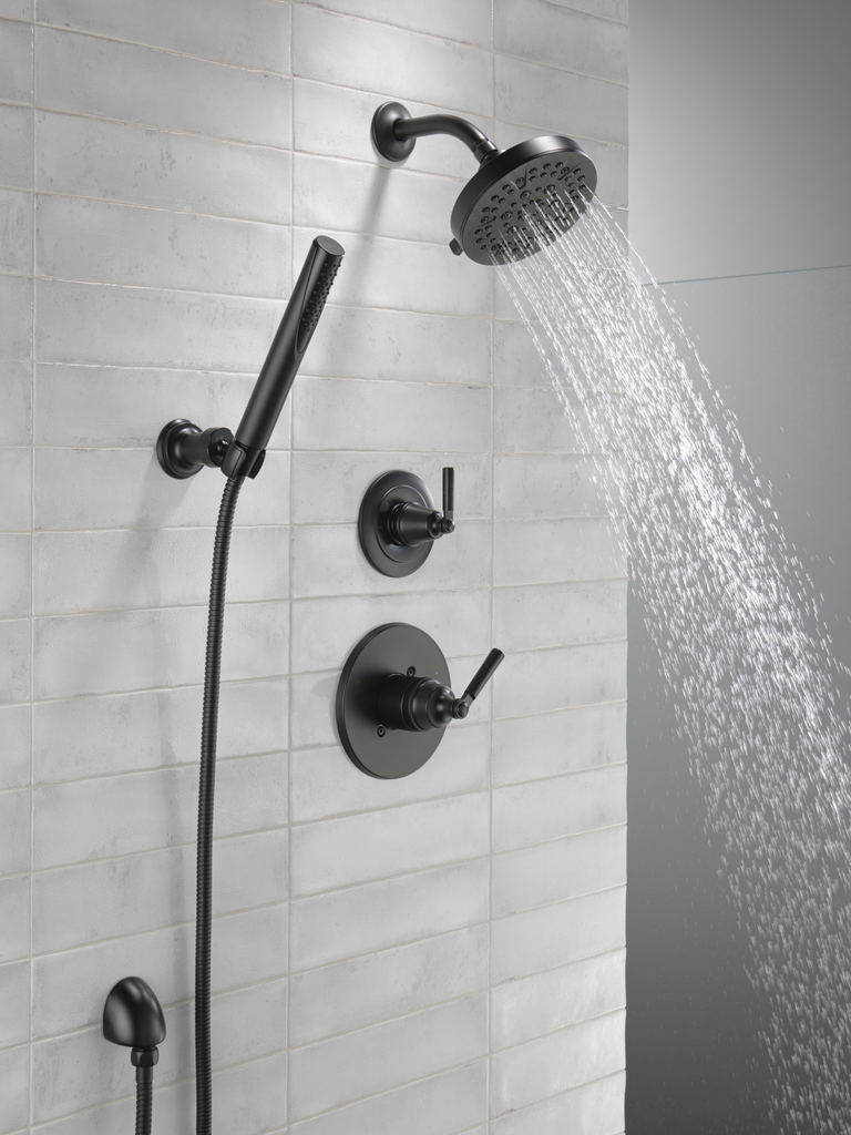 Delta Universal Showering Components: Wall Elbow For Hand Shower - Matte Black