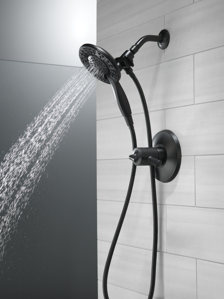 Delta Universal Showering Components: In2Ition Hssh 1.75 Gpm 4-Setting - Matte Black