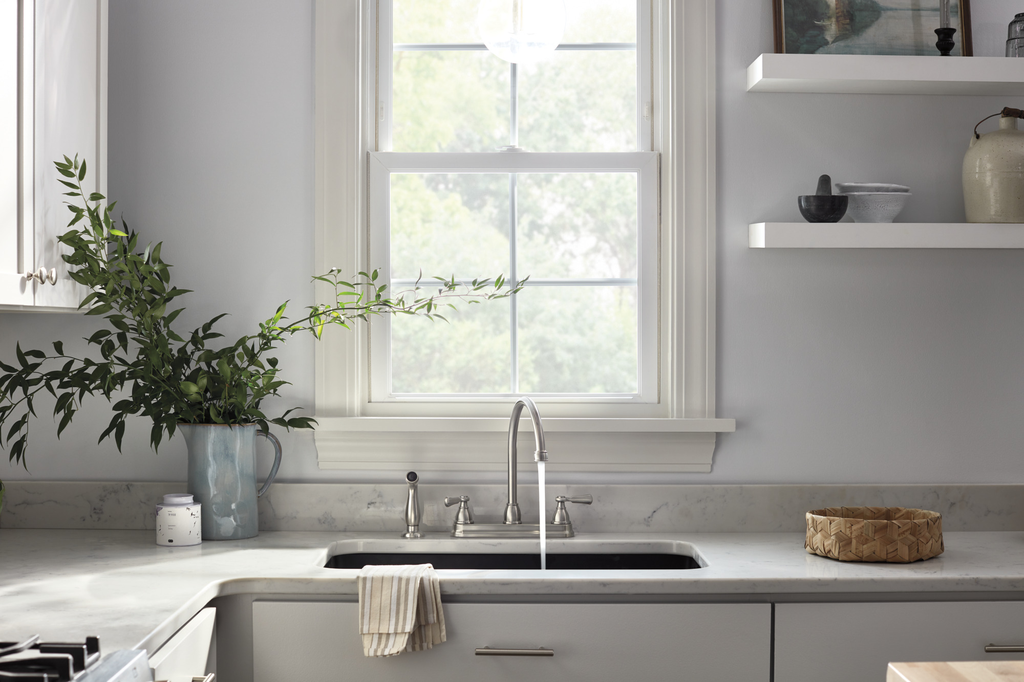 Peerless Elmhurst®: Two-Handle Kitchen Faucet With Spray - Two Handle Lever - Stainless