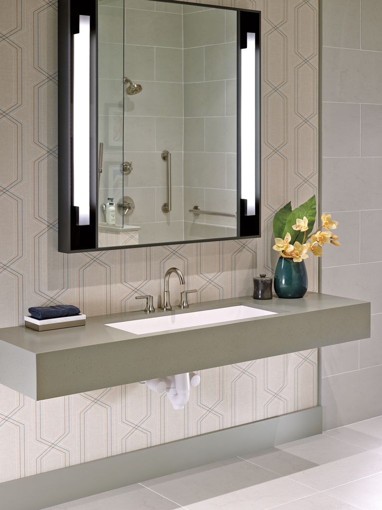 Delta Trinsic®: Two Handle Widespread Bathroom Faucet - Two Handle Lever - Chrome