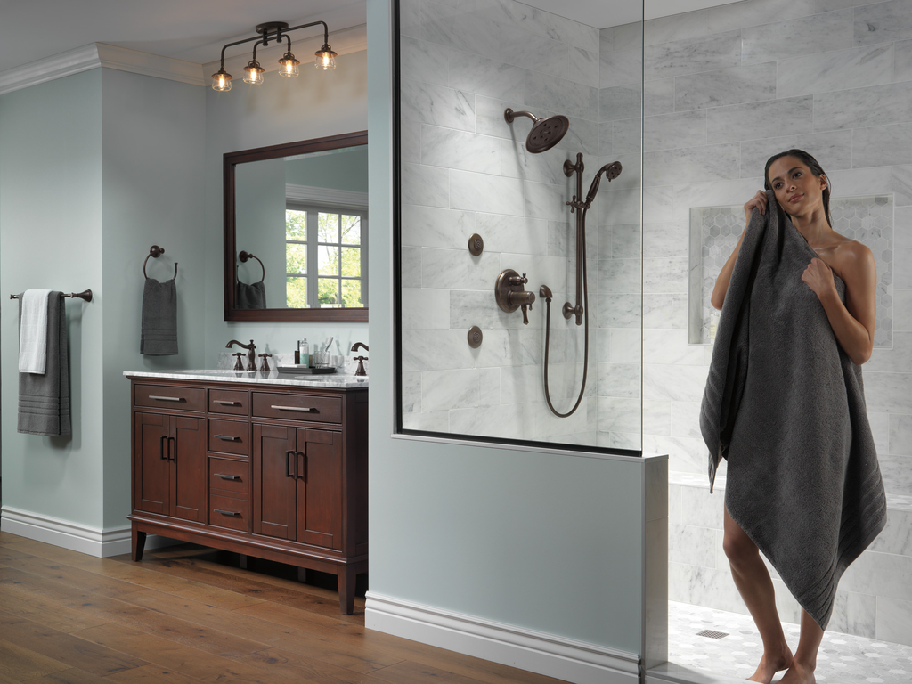 Delta Other: Shower Arm - Venetian Bronze