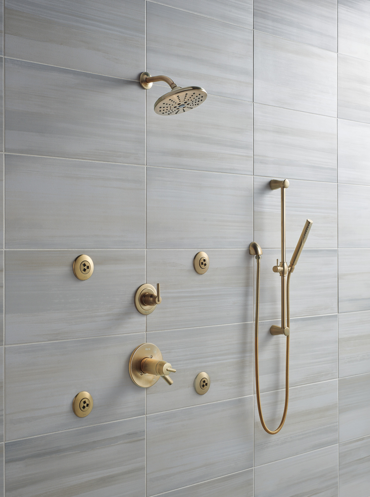Delta Universal Showering Components: Wall Elbow For Hand Shower - Champagne Bronze