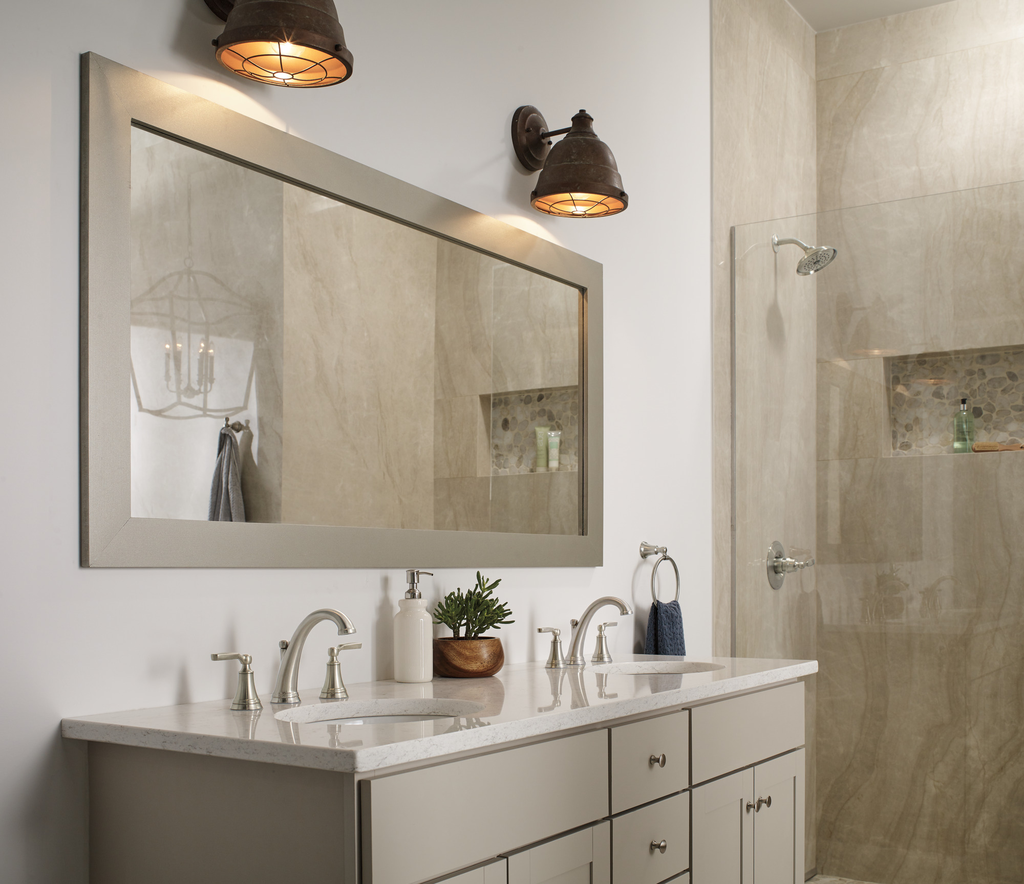 Delta Woodhurst™: Shower Trim - Single Handle Lever - Stainless