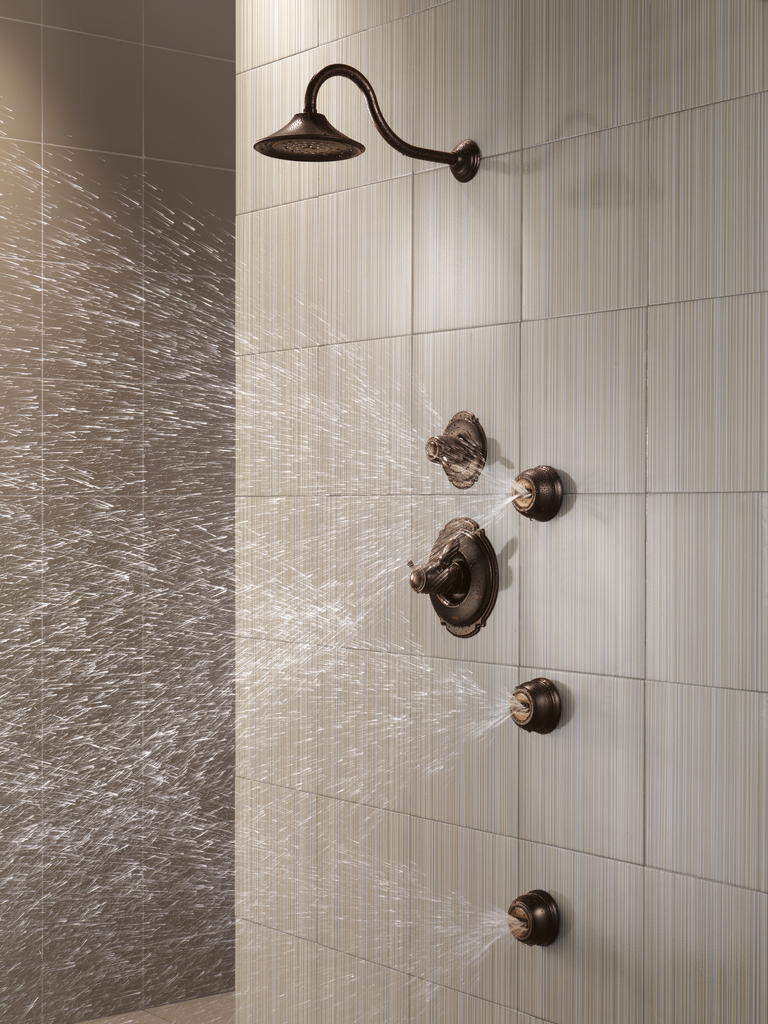 Delta Universal Showering Components: Premium 3-Setting Shower Head - Venetian Bronze