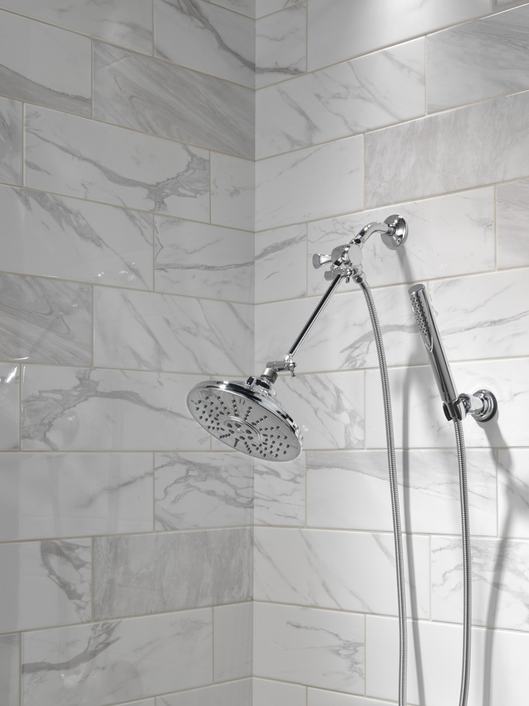 Delta Universal Showering Components: 3-Way Shower Arm Diverter For Hand Shower - Chrome