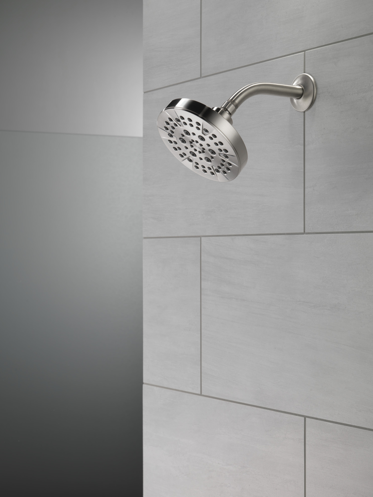 Delta Universal Showering Components: 5-Setting Showerhead - Stainless