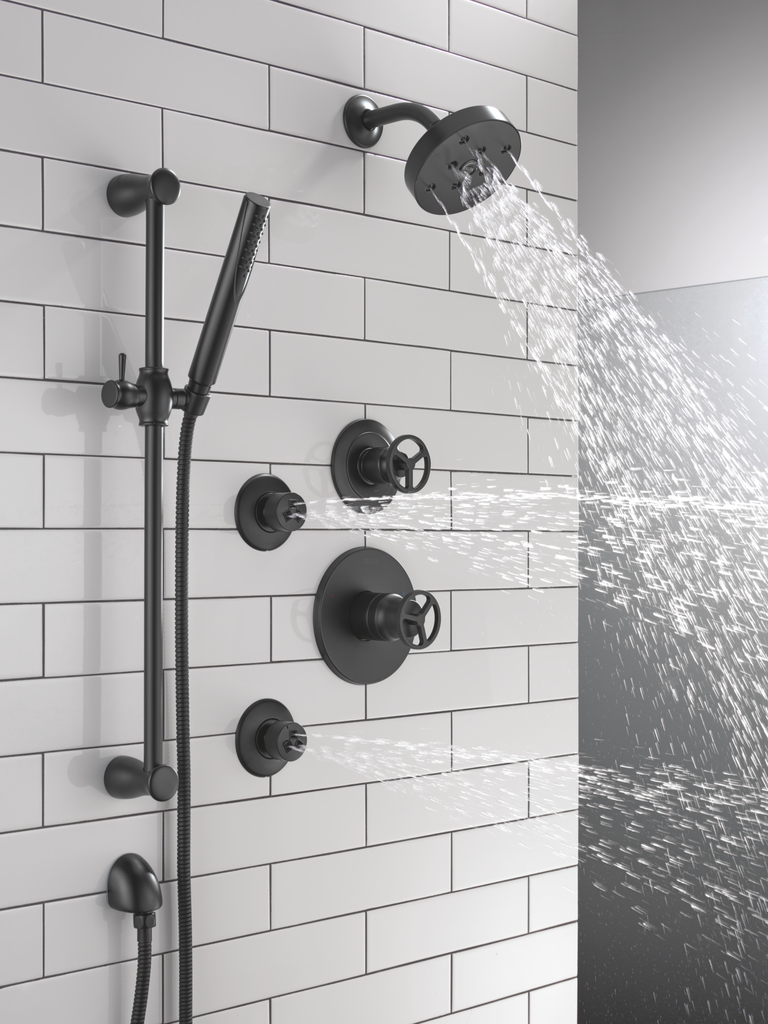 Delta Universal Showering Components: Wall Elbow For Hand Shower - Matte Black