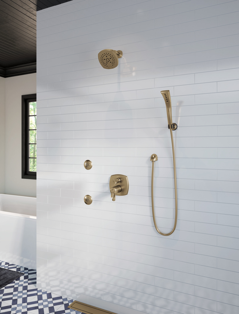 Delta Universal Showering Components: Wall Elbow For Hand Shower - Champagne Bronze