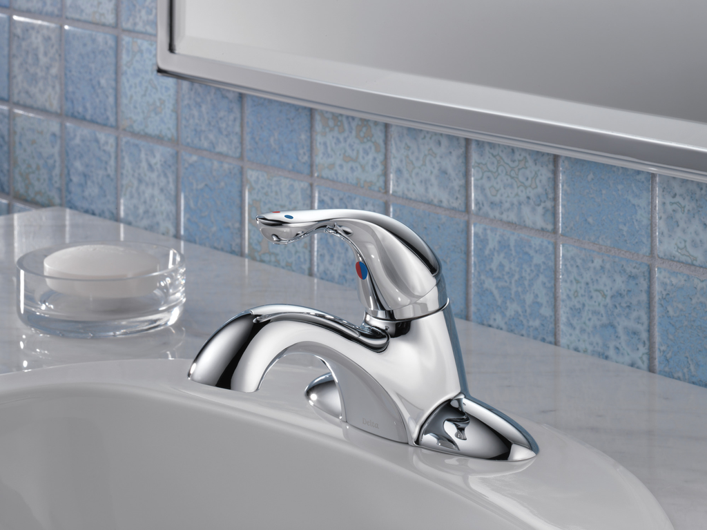 Commercial Hdf®: Single Handle Centerset Lavatory Faucet - Single Handle Lever - Chrome