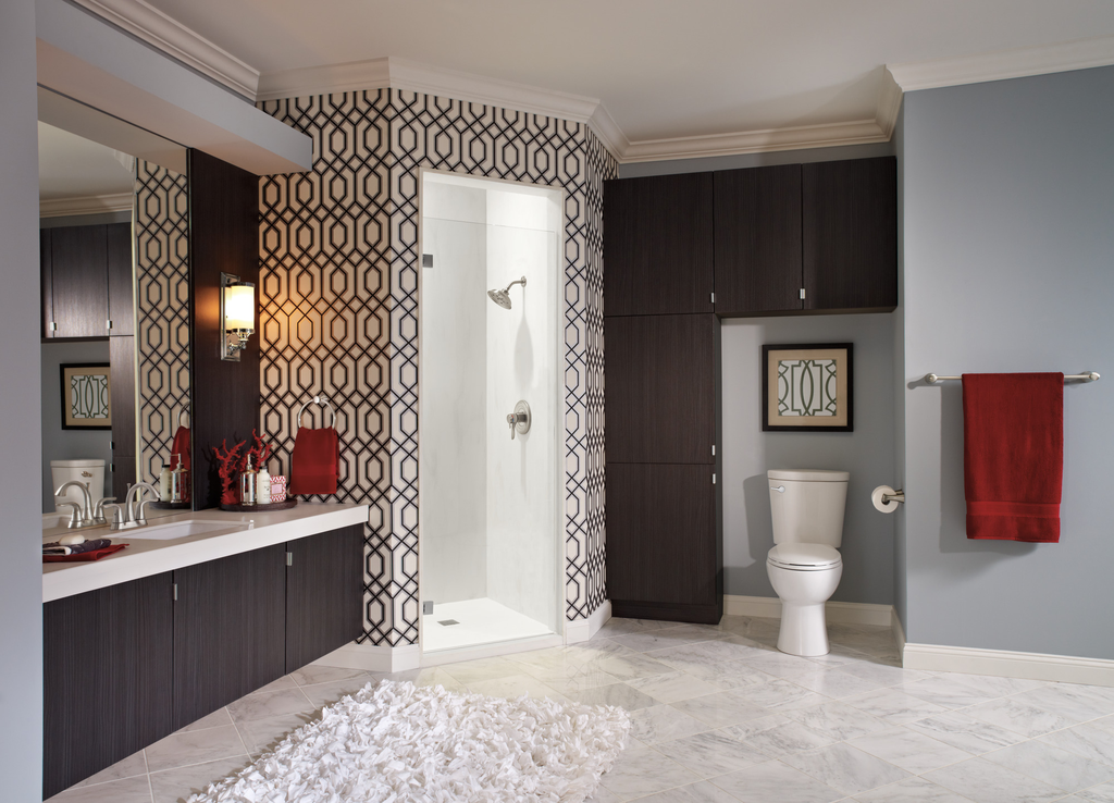 Delta Lahara®: Two Handle Centerset Bathroom Faucet - Two Handle Lever - Stainless