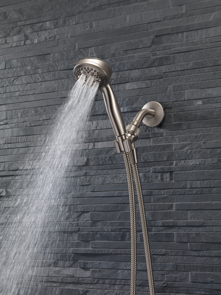 Delta Universal Showering Components: Shower Arm & Flange - Stainless