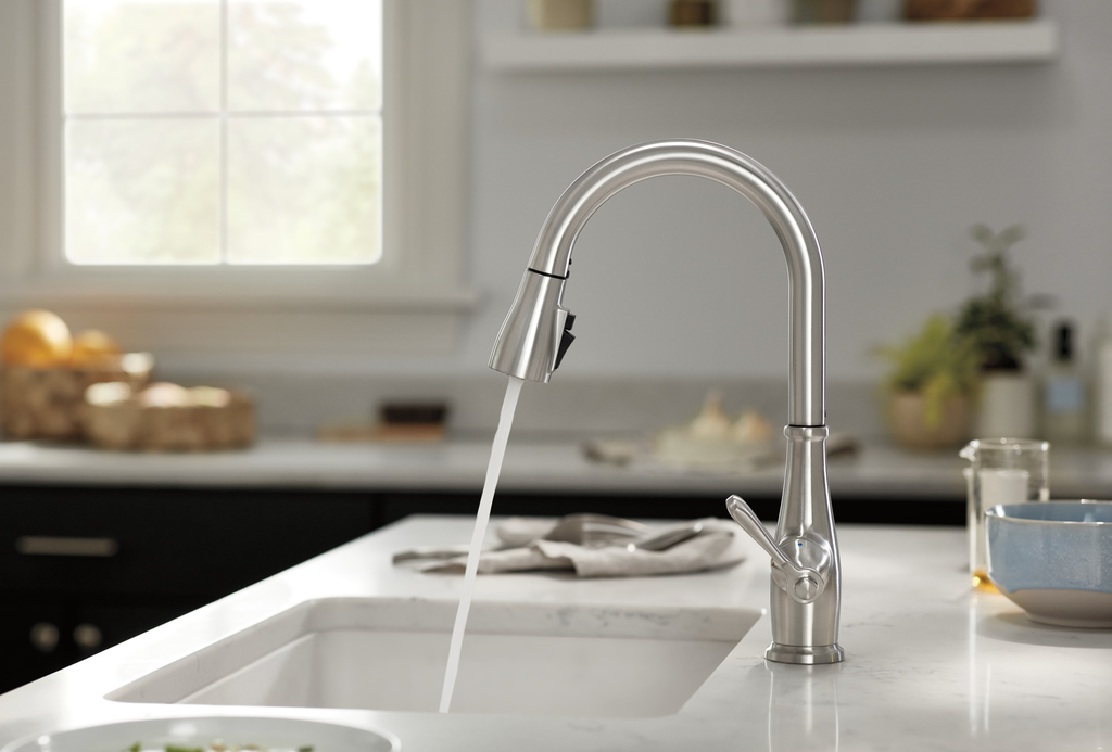 Peerless Elmhurst®: Single-Handle Pull-Down Kitchen Faucet - Electronic - Stainless