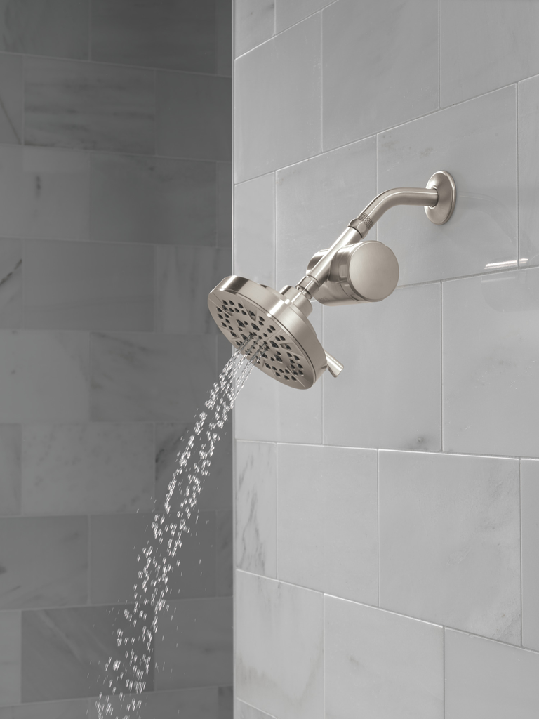 Delta Universal Showering Components: 5-Setting Showerhead - Stainless