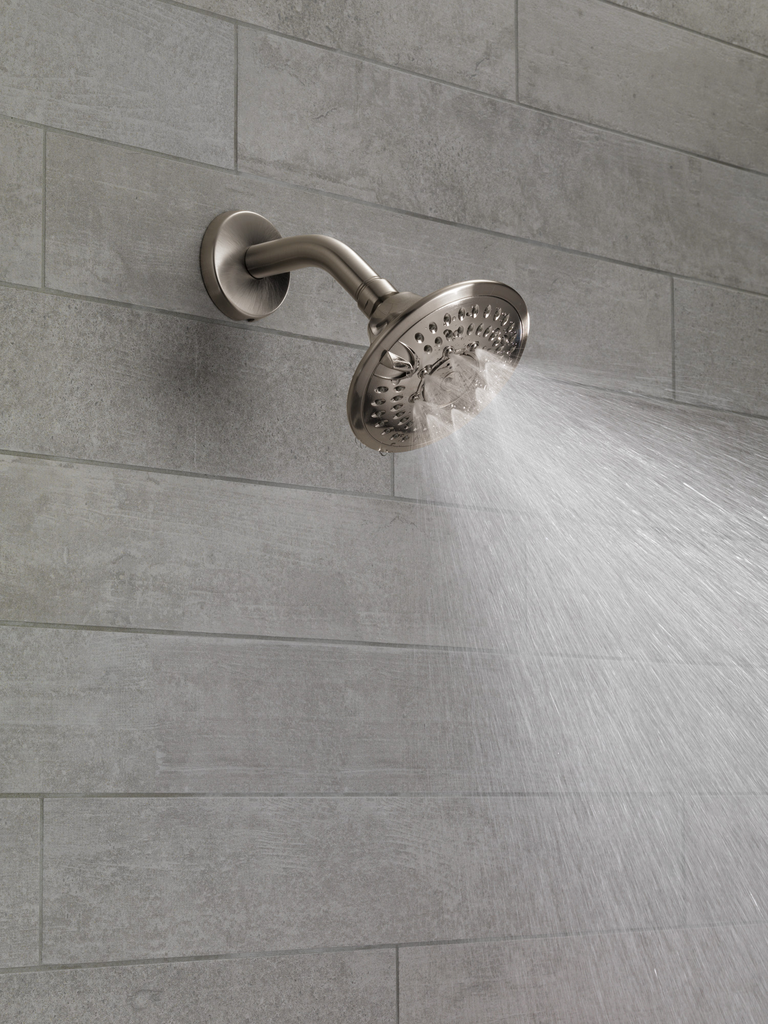 Delta Universal Showering Components: Shower Arm & Flange - Stainless