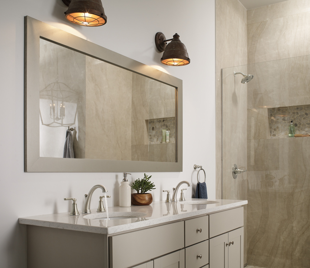 Delta Woodhurst™: Shower Trim - Single Handle Lever - Stainless