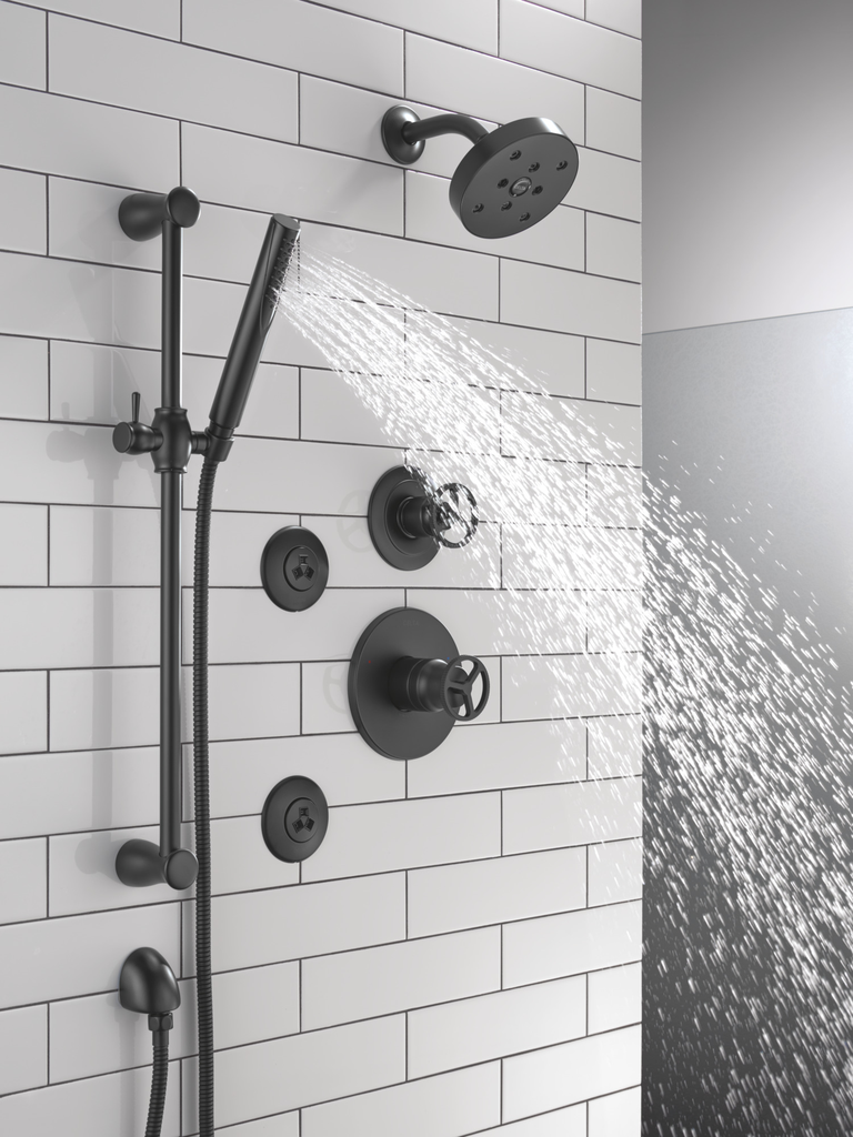 Delta Universal Showering Components: Wall Elbow For Hand Shower - Matte Black