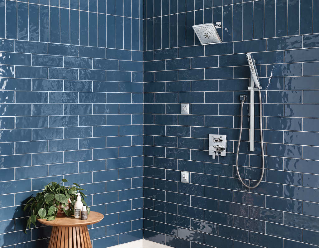 Delta Universal Showering Components: Square Wall Elbow For Hand Shower - Lumicoat® Chrome