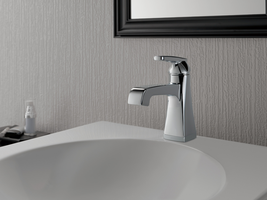 Delta Ashlyn®: Single Handle Bathroom Faucet - Single Handle Lever - Chrome