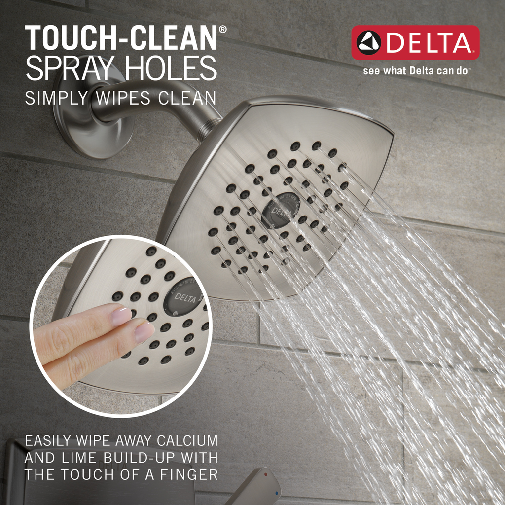 Delta Ashlyn®: Monitor® 14 Series Tub & Shower Trim - Single Handle Lever - Stainless