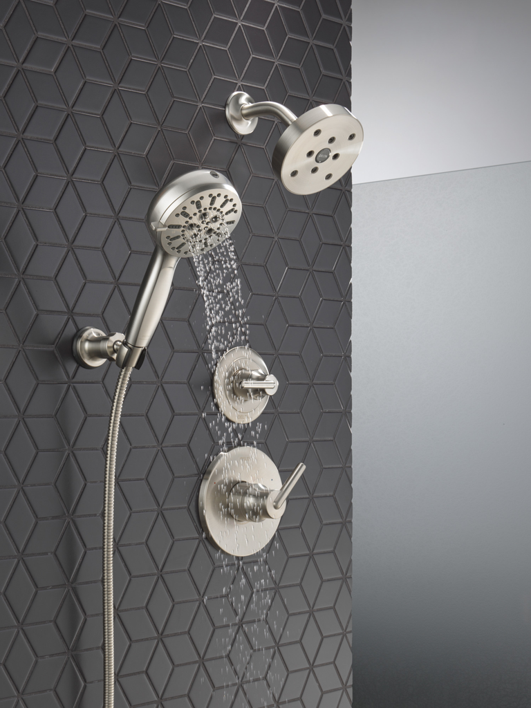 Delta Trinsic®: 3-Setting 2-Port Diverter Trim - Single Handle Lever - Stainless