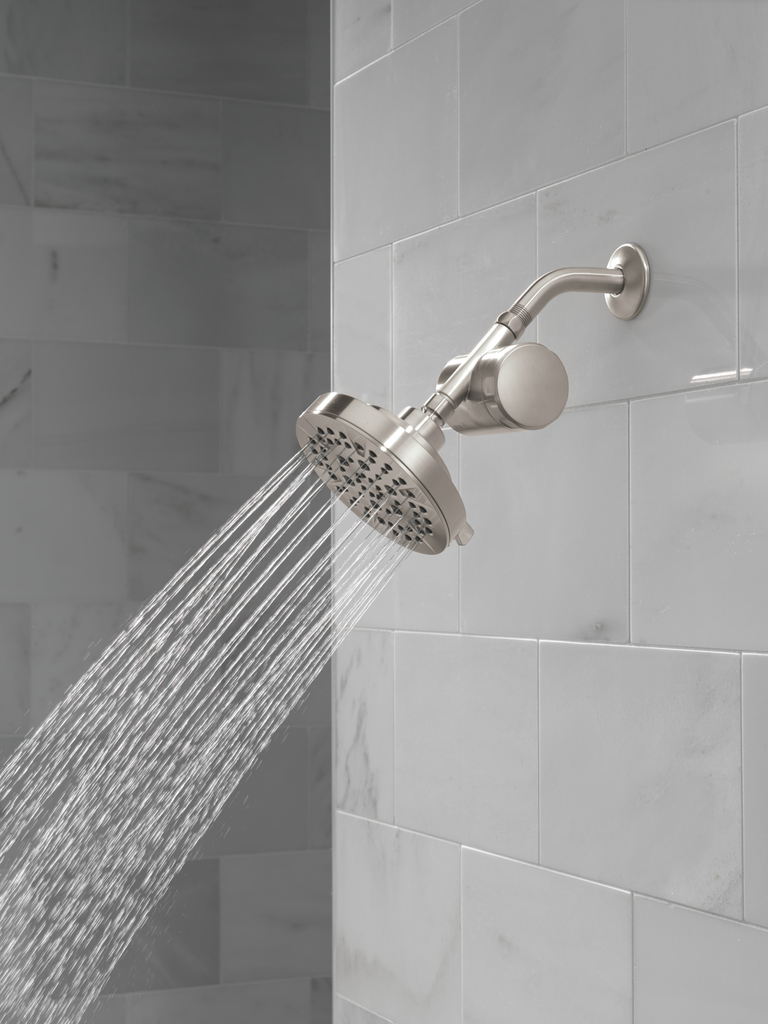 Delta Universal Showering Components: 5-Setting Showerhead - Stainless