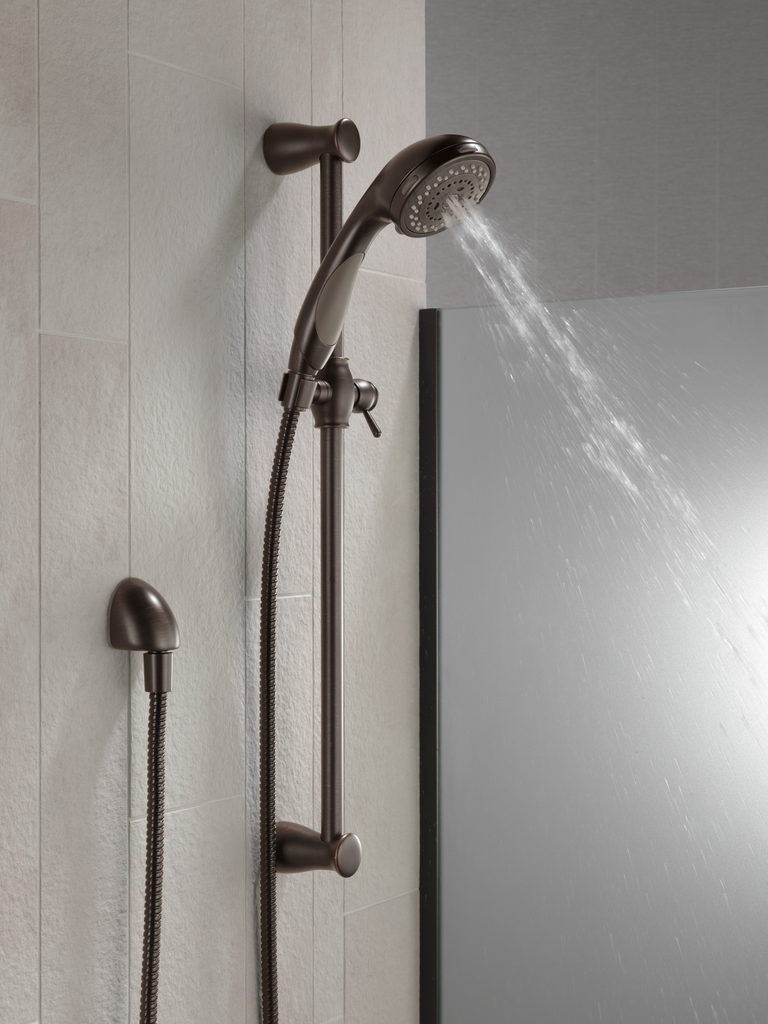 Delta Other: Premium 3-Setting Slide Bar Hand Shower - Venetian Bronze