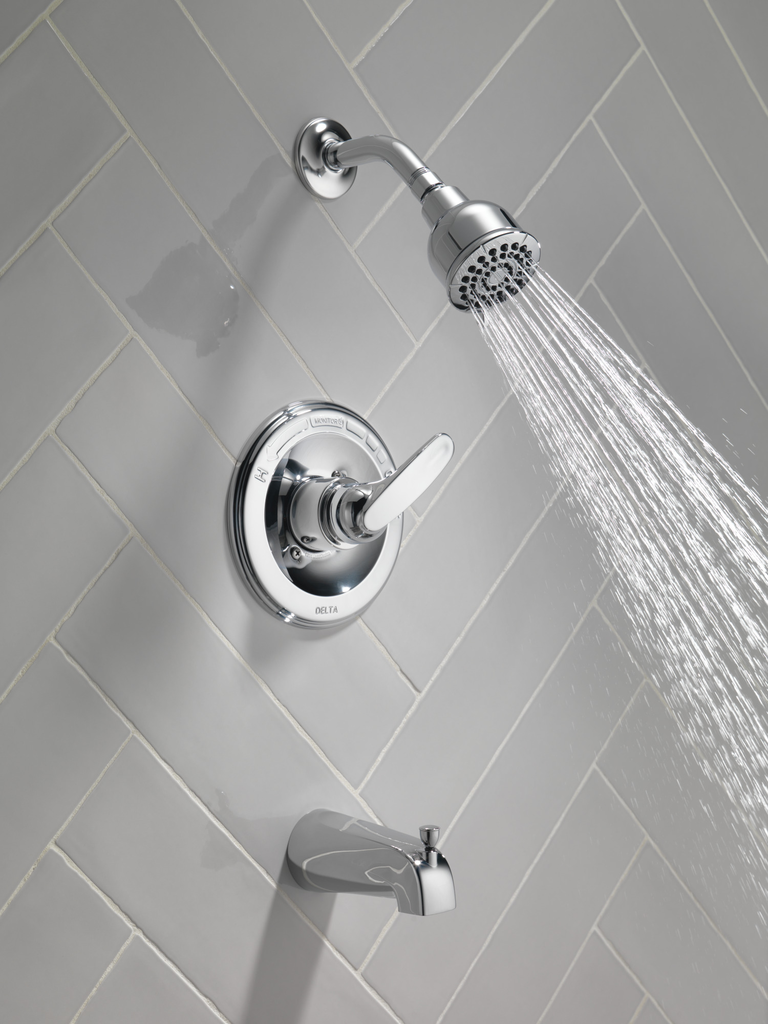 Delta Foundations®: Monitor® 13 Series Tub & Shower Trim - Single Handle Lever - Chrome