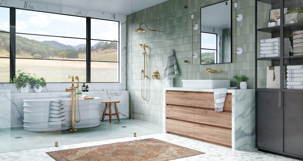 Delta Universal Showering Components: Wall Elbow For Hand Shower - Champagne Bronze